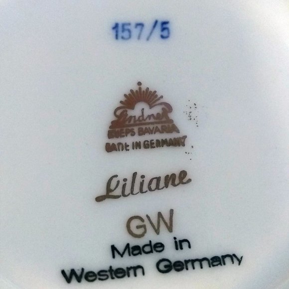 Vintage Lindner Kueps Bavaria Vase Western Germany - "Liliane" 157/5 - Picture 8 of 8